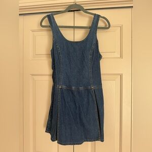 Vintage Espirt skort dress denim medium